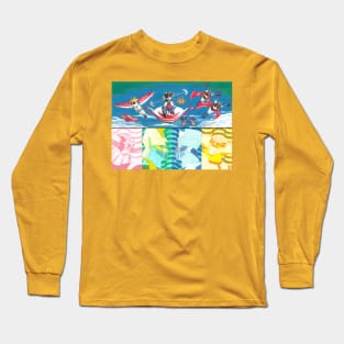 Super Robots Long Sleeve T-Shirt